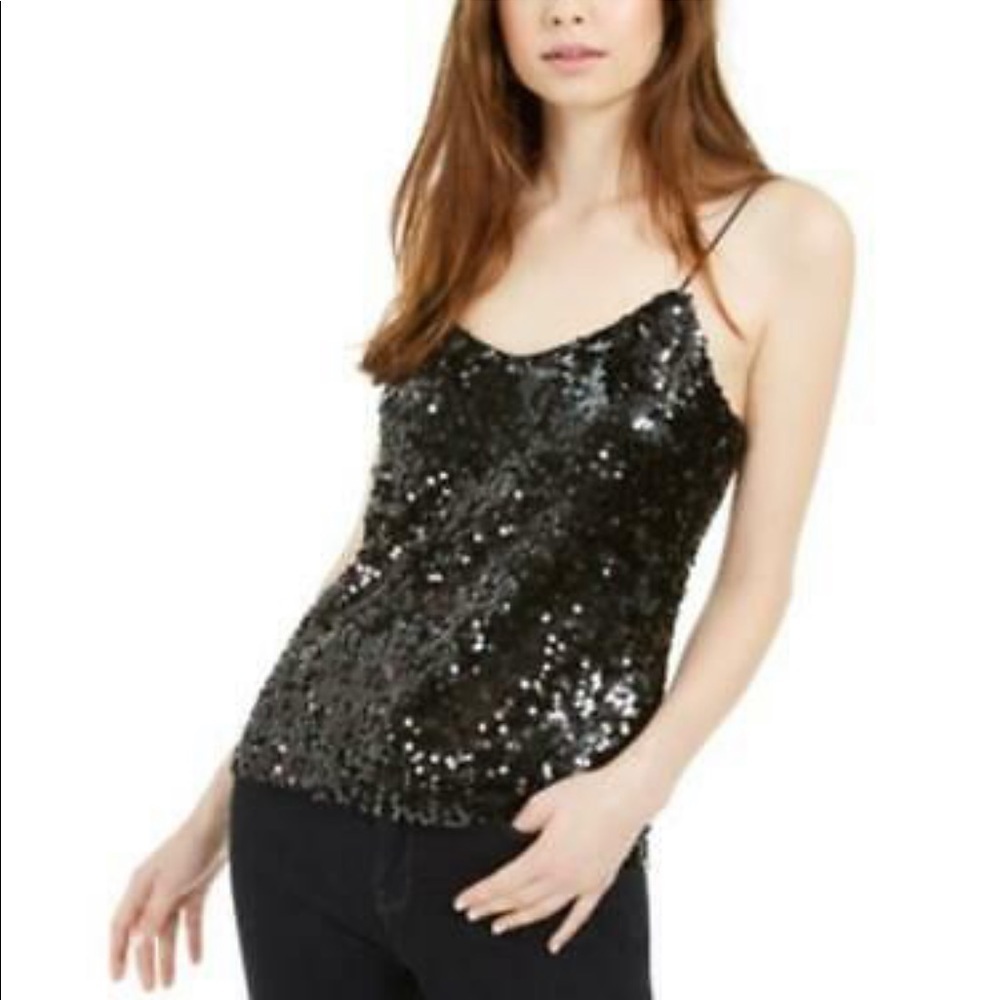 NWT Leyden Sequin Dressy Camisole Top Size M